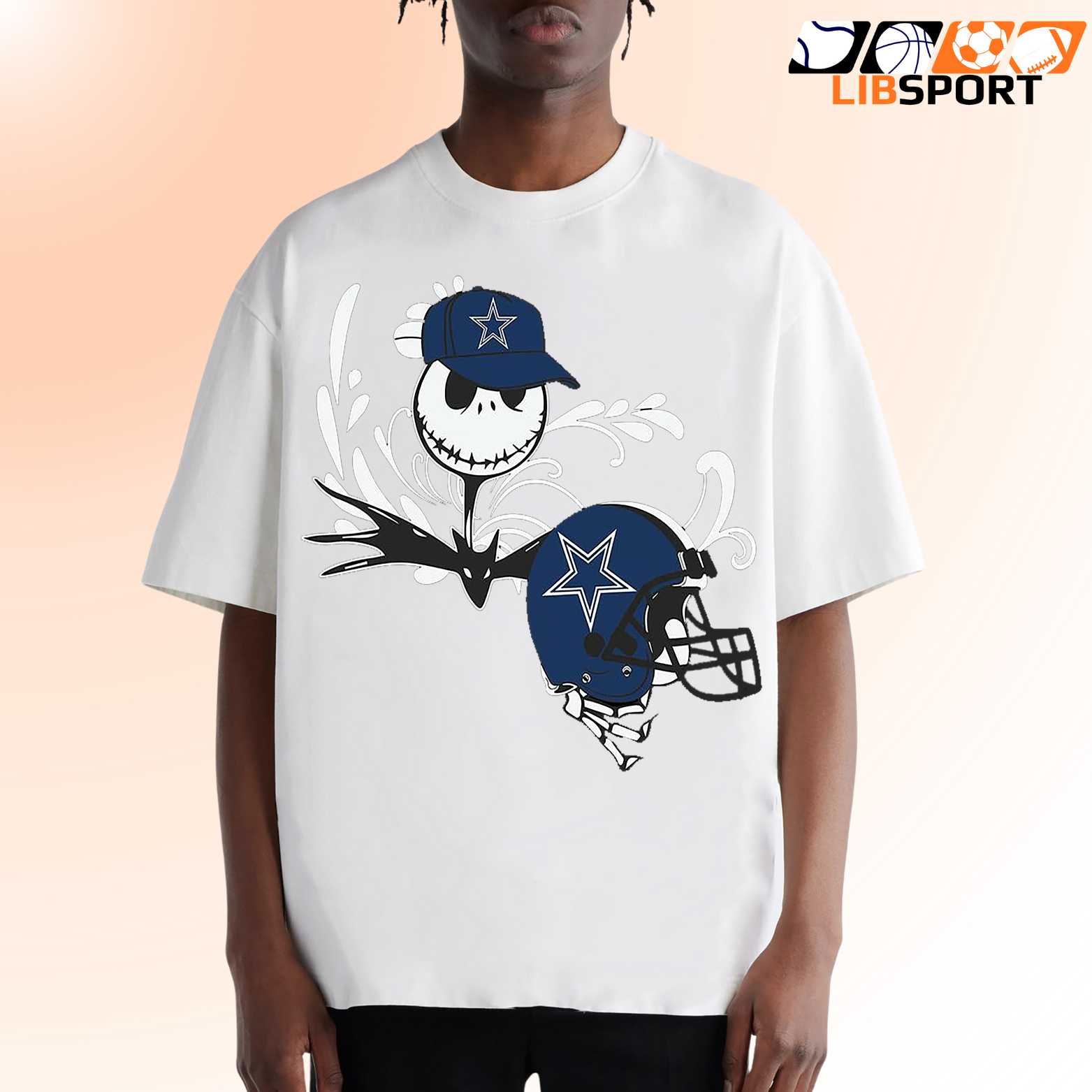 Jack Skellington Dallas Cowboys T-Shirt, Halloween Nfl Fan Shirt